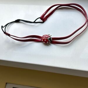 Red Ladybug Women's Headband